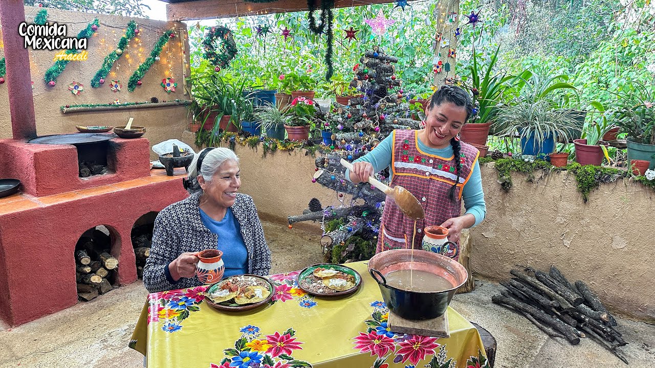 Ha Estado Enferma le Hice Champurrado Tradicional y Almuerzo Calientito