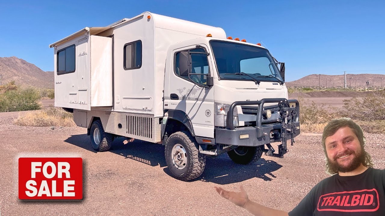 Продаю свой РЕДКИЙ экспедиционный кемпер - Mitsubishi Fuso Canter FG с гостевым кемпером и двойны...