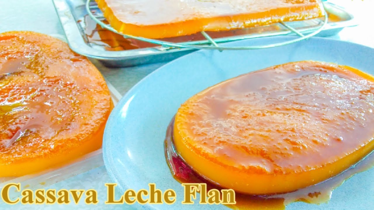 Cassava Leche Flan using Cassava Flour