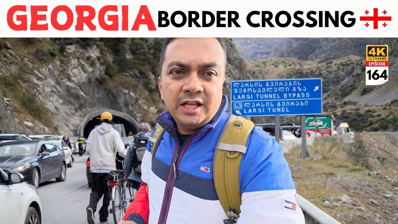 EP 164 Land Border Crossing from Russia to Georgia | KL2UK In Georgia
