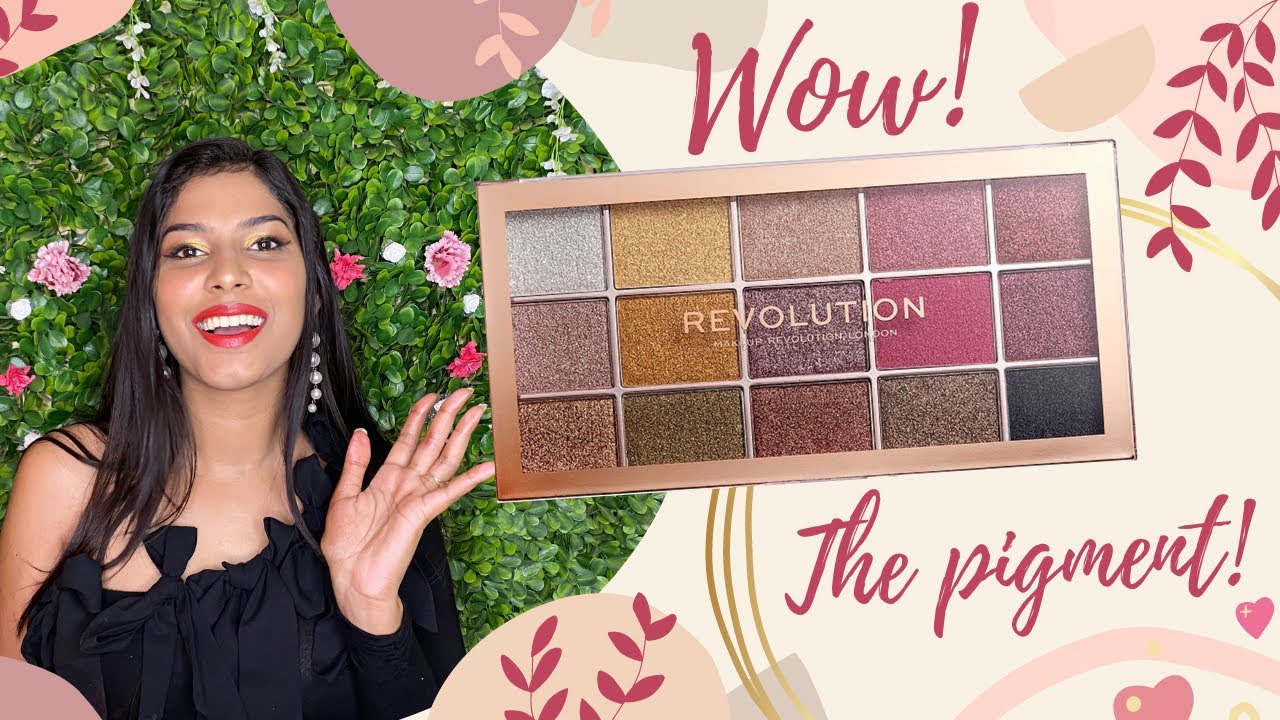 Revolution Eyeshadow Palette | Swatches | Foil Frenzy Creation | Honest Review | Must Buy