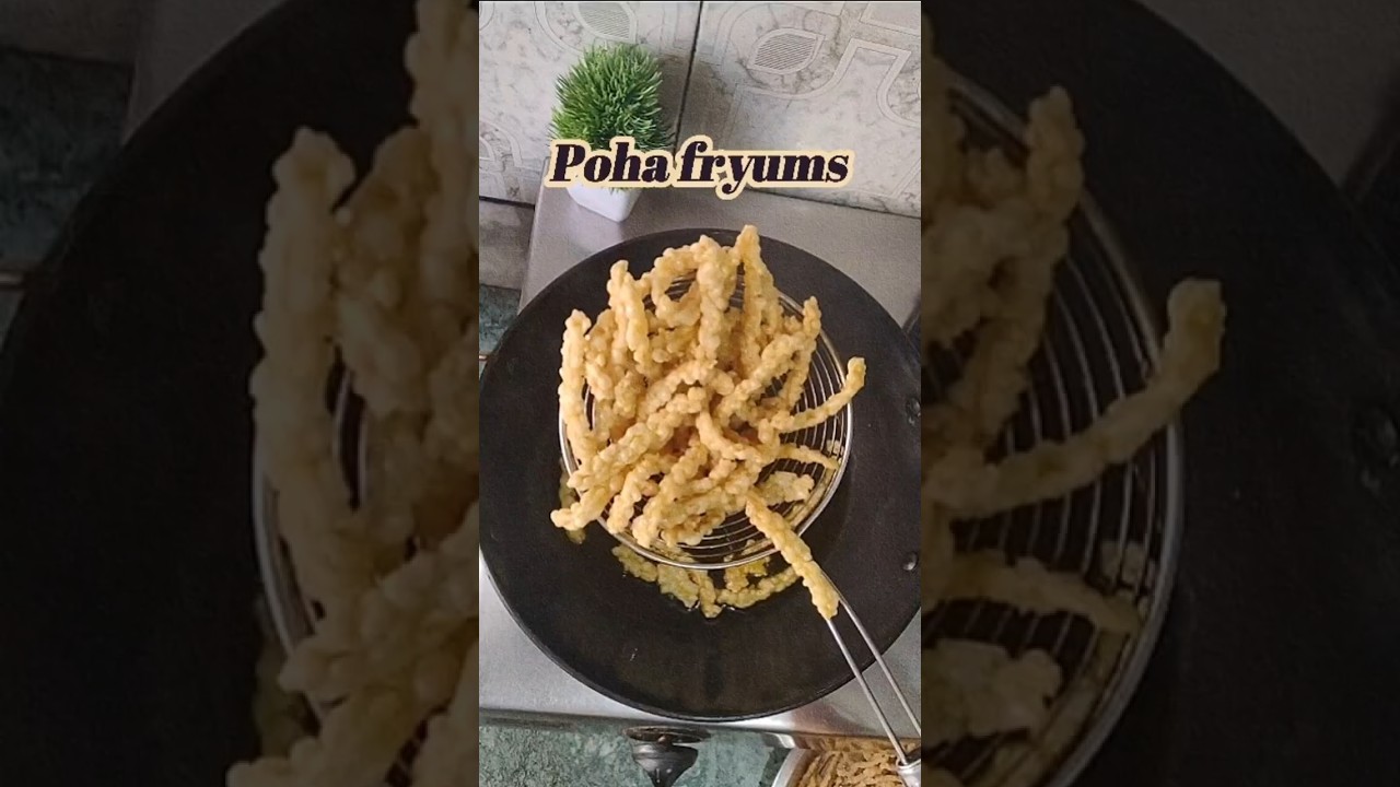 POHA fryums recipe 🤤😍Holi special recipes 😋