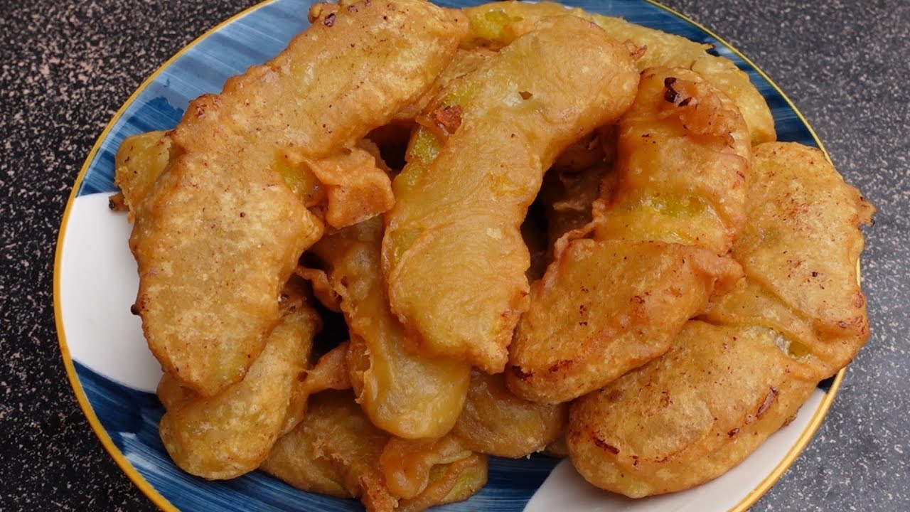 🇲🇾马来西亚街边小吃，酥脆炸香蕉🍌做法简单👍🏻Malaysian street food, crispy fried bananas