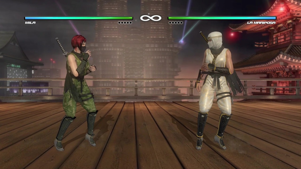 DEAD OR ALIVE 5 - Mila VS La Mariposa