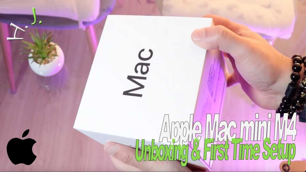 Apple Mac mini M4 📦 💻 Unboxing & First Time Setup