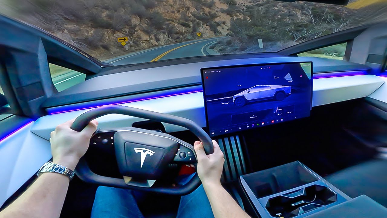 Каково это — водить Tesla Cybertruck (POV)