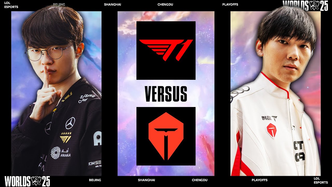 LPL SLAYERS ЖАЖДУТ КРОВИ &mdash; T1 против TES┃WORLDS 2025, ПОЛУФИНАЛ