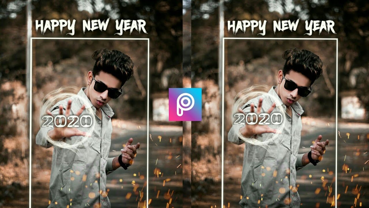 Happy new year photo editing 2020 | picsart 2020 happy new year photo editing