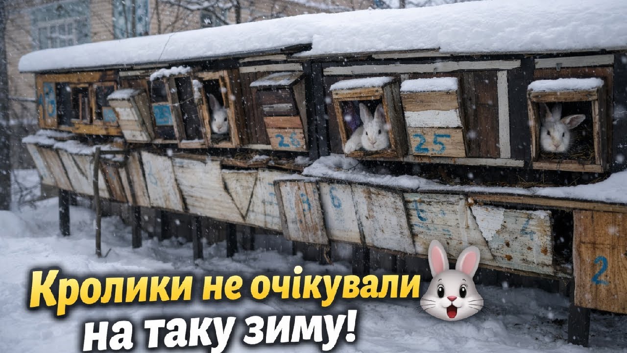 Як кролики переживають сильні морози