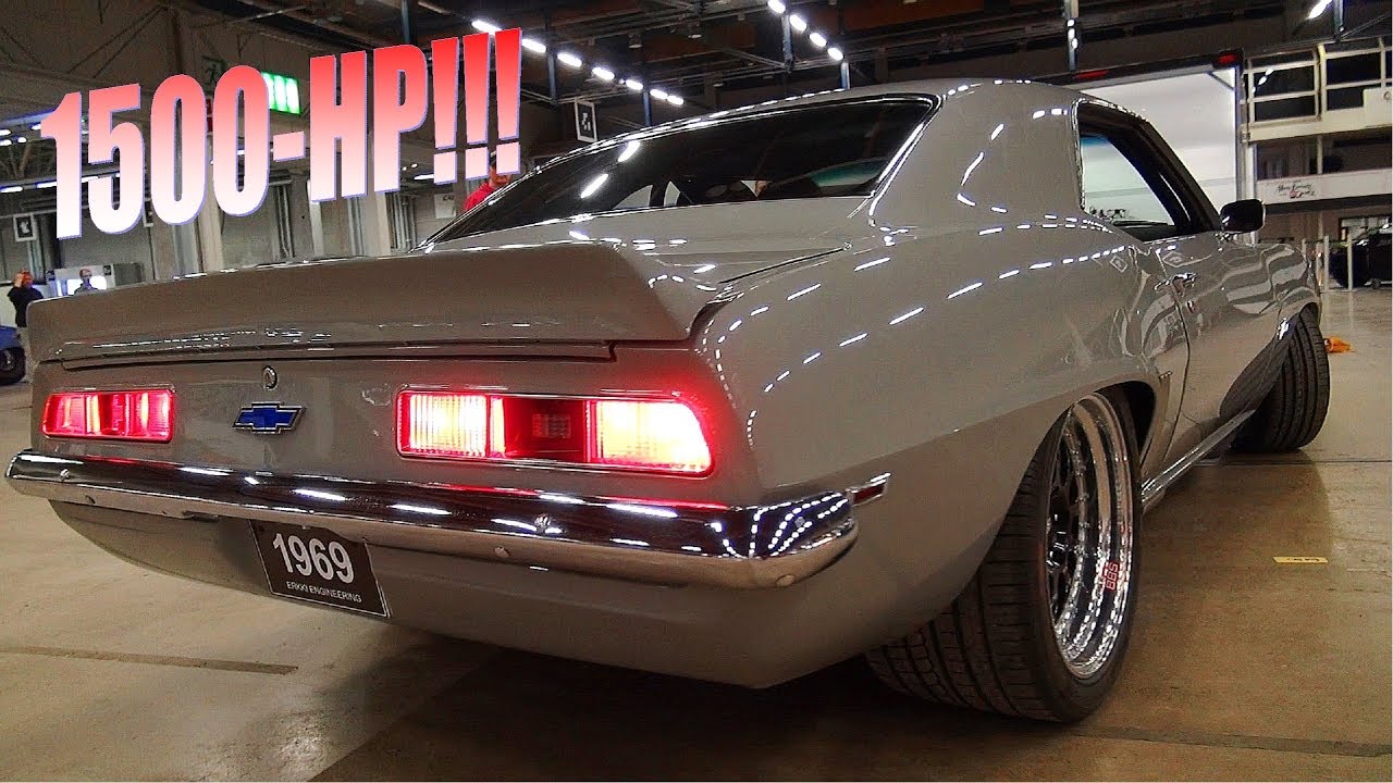 Formula 1 Star's 1500-HP Procharged '69 Camaro - Insane V8 Sound!!