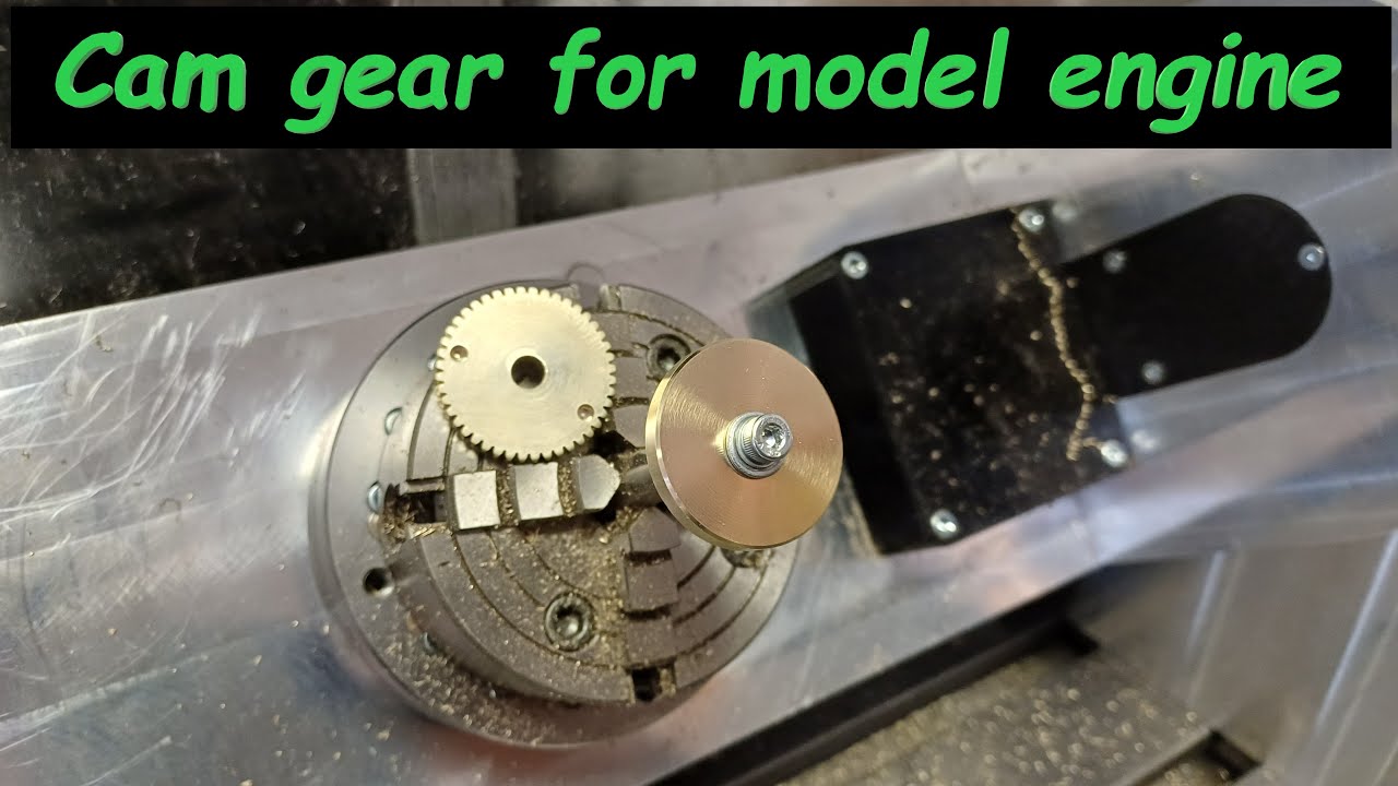 Cam gear for Hoglet model engine (5axis test)