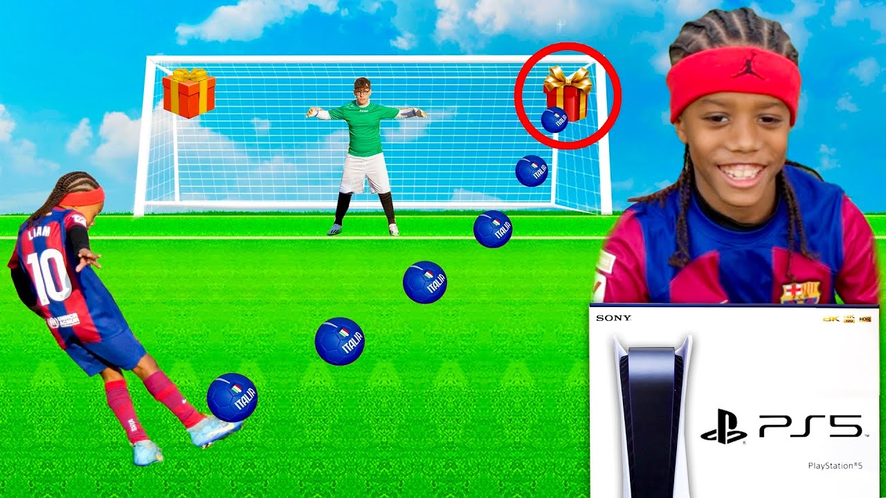 ⚽️ COLPISCI la PS5, te la COMPRO!! w/mini RONALDINHO