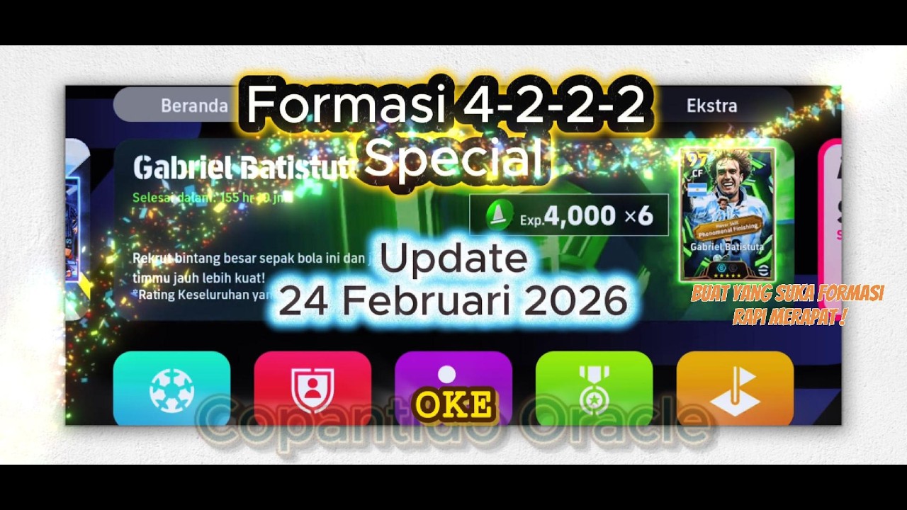 Formasi 4222 Special Update 24 Februari 2026 #shorts