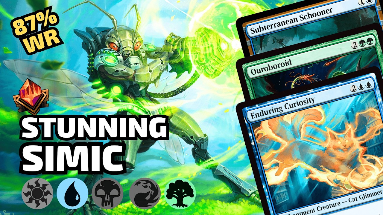🟢🔵CRAZY GOOD 8th Place League Deck | MTG Arena Standard Simic Ranked