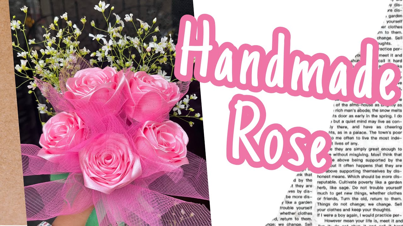 Satin Rose 🌹 | DIY Flower | Craft