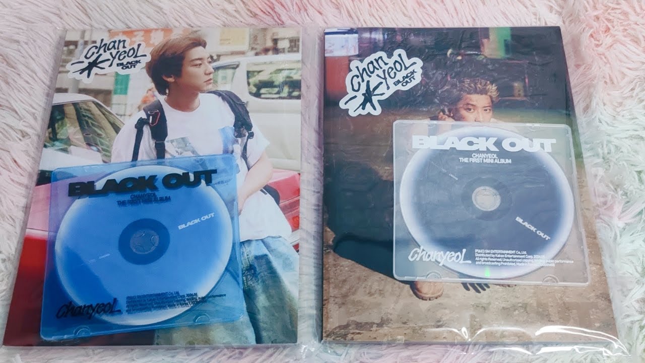 UNBOXING EXO CHANYEOL 1st Mini Album Black Out (Day & Night Ver.)