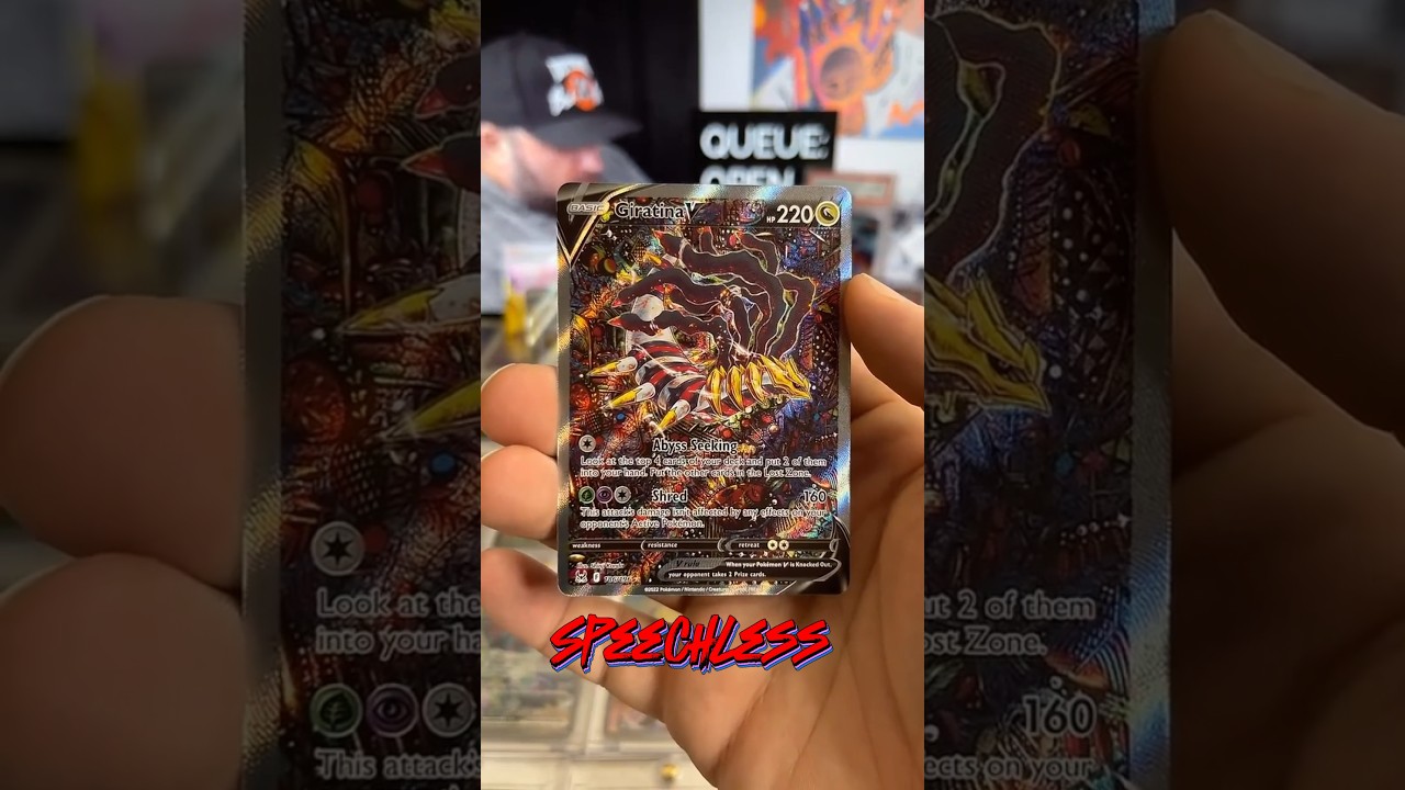 Pulled Giratina V Alt art from Lost Origin #pokemon #giratina #lostorigin #pokemoncards #altart