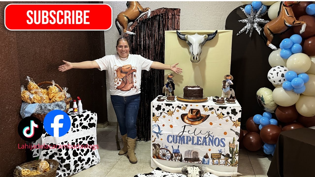 	¡Nos Quedó Espectacular! 🤠🎉 Fiesta Vaquera para el Cumple de Mi Sobrino
