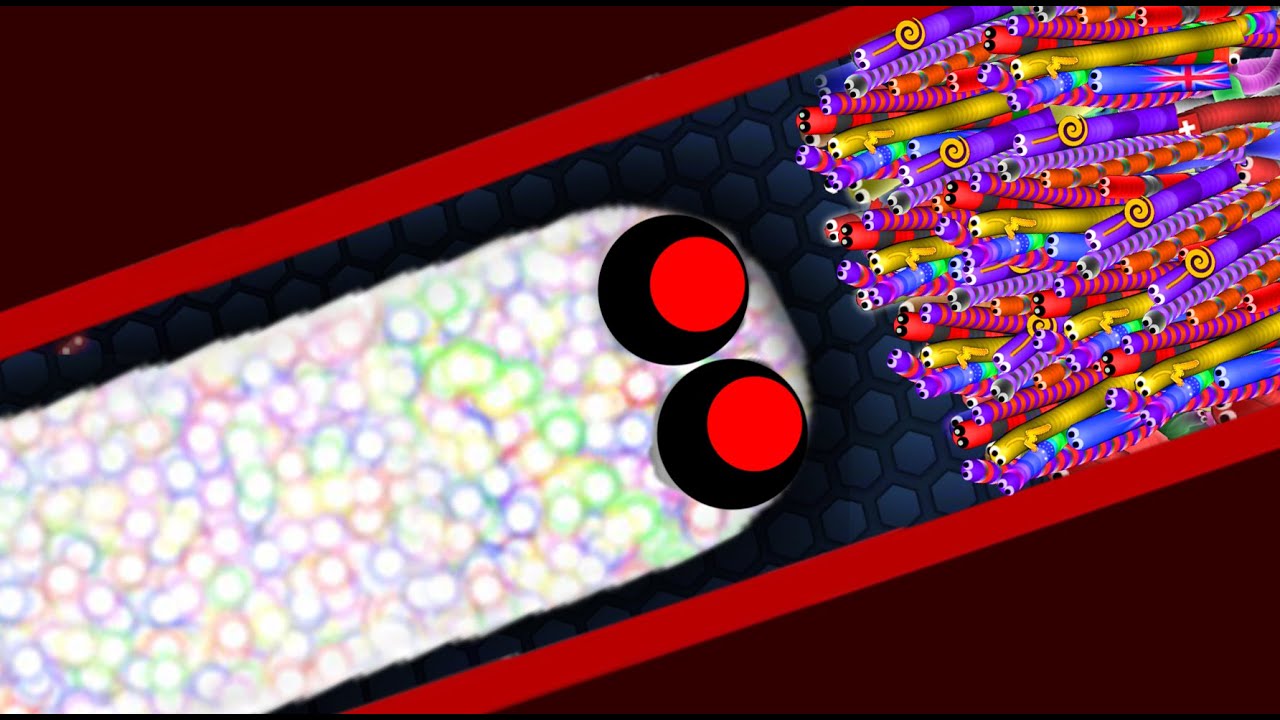 Slither.io 1 HACKER vs 7997 SNAKES! EPIC SLITHERIO GAMEPLAY