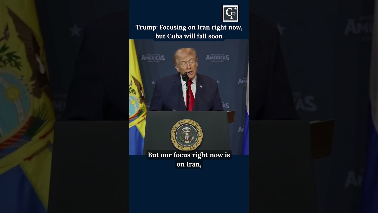 Trump: Focusing on Iran right now, but Cuba will fall soon