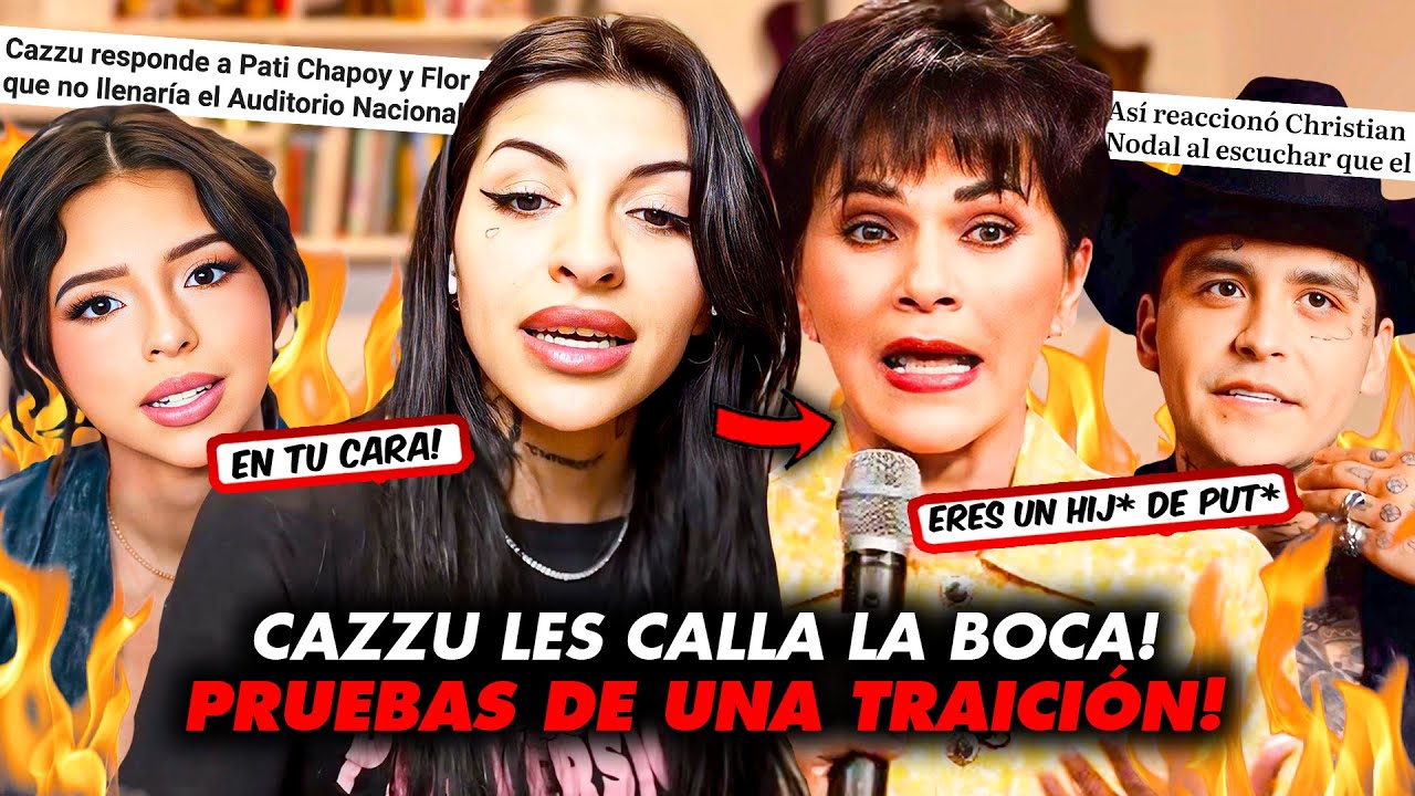 CAZZU LE RESPONDE A PATI CHAPOY! NODAL LANZA INDIRECTA! ANGELA AGUILAR CANCELA MÁS SHOWS!