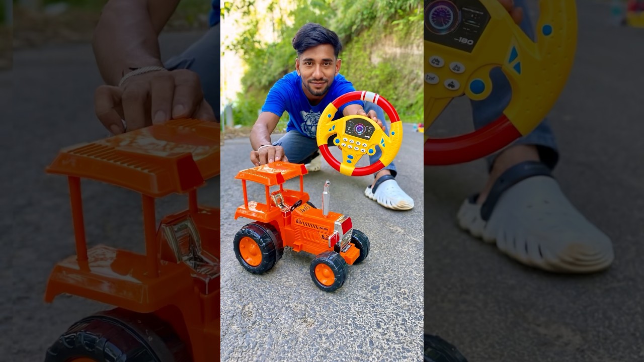 Finally Red Colour RC Tractor Le aya 😄