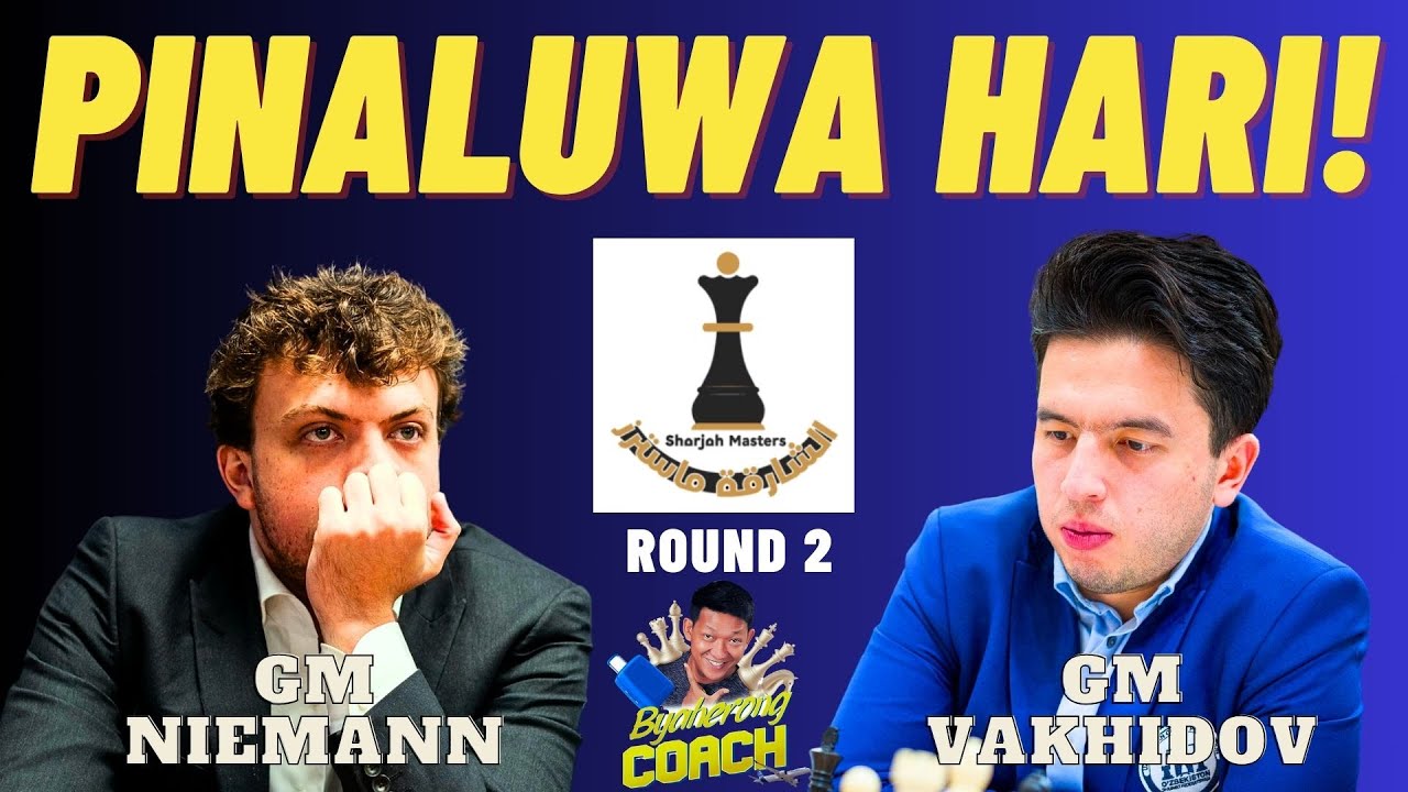 HANSMOKE STRIKE AGAIN! BRILLIANT MOVES! Niemann vs Vakhidov! Sharjah Masters 2024