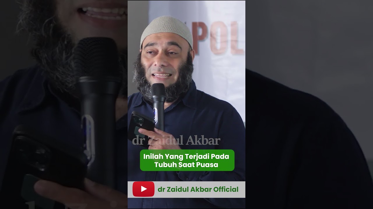 Inilah Yang Terjadi Pada Tubuh Saat Puasa - dr. Zaidul Akbar Official #jsr #zaidulakbar