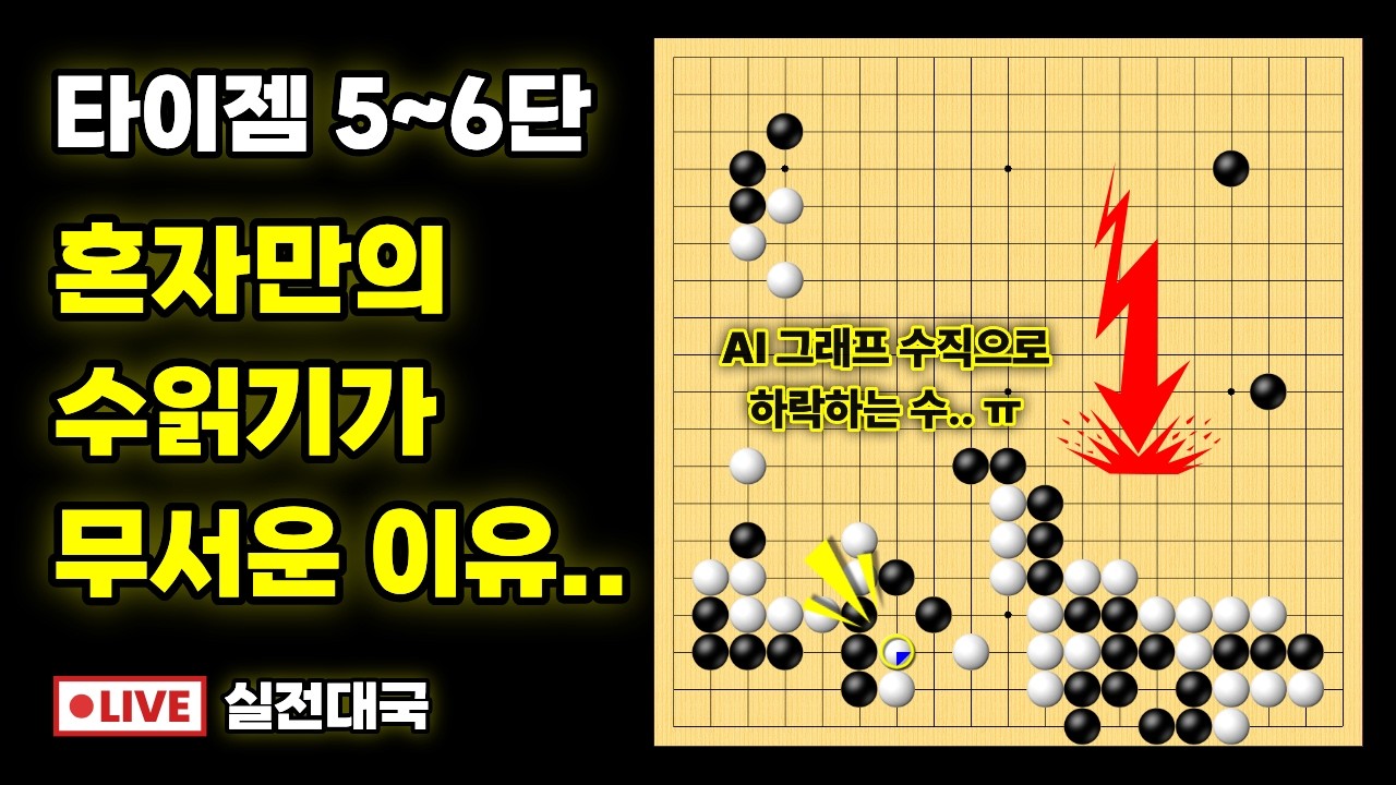 실전대국해설 - 혼자만의 수읽기에 갇힌다면 꼭 보세요!