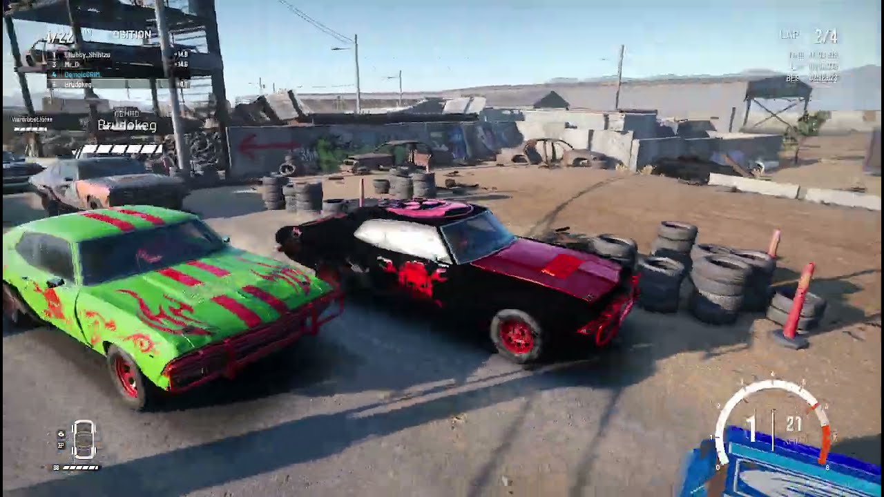 The Real Fun starts at the Bonecracker race in Wreckfest 2