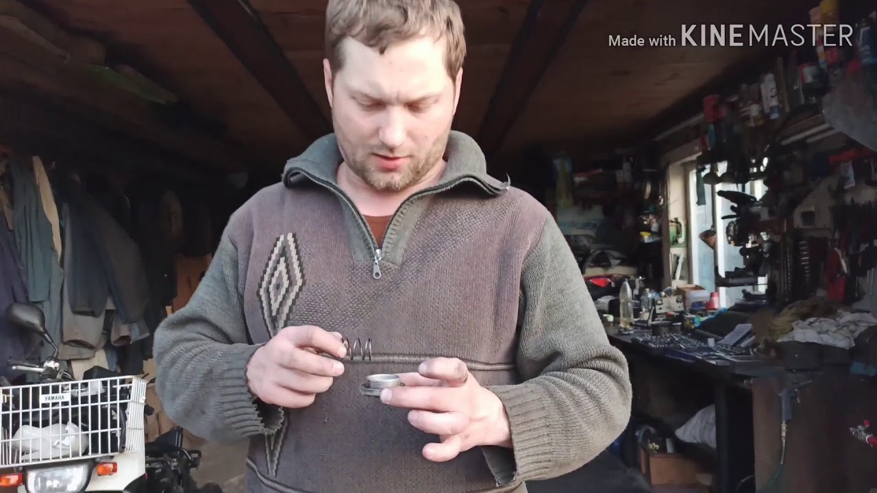 Замена коленвала на Yamaha Gear 4т,Jog SA36