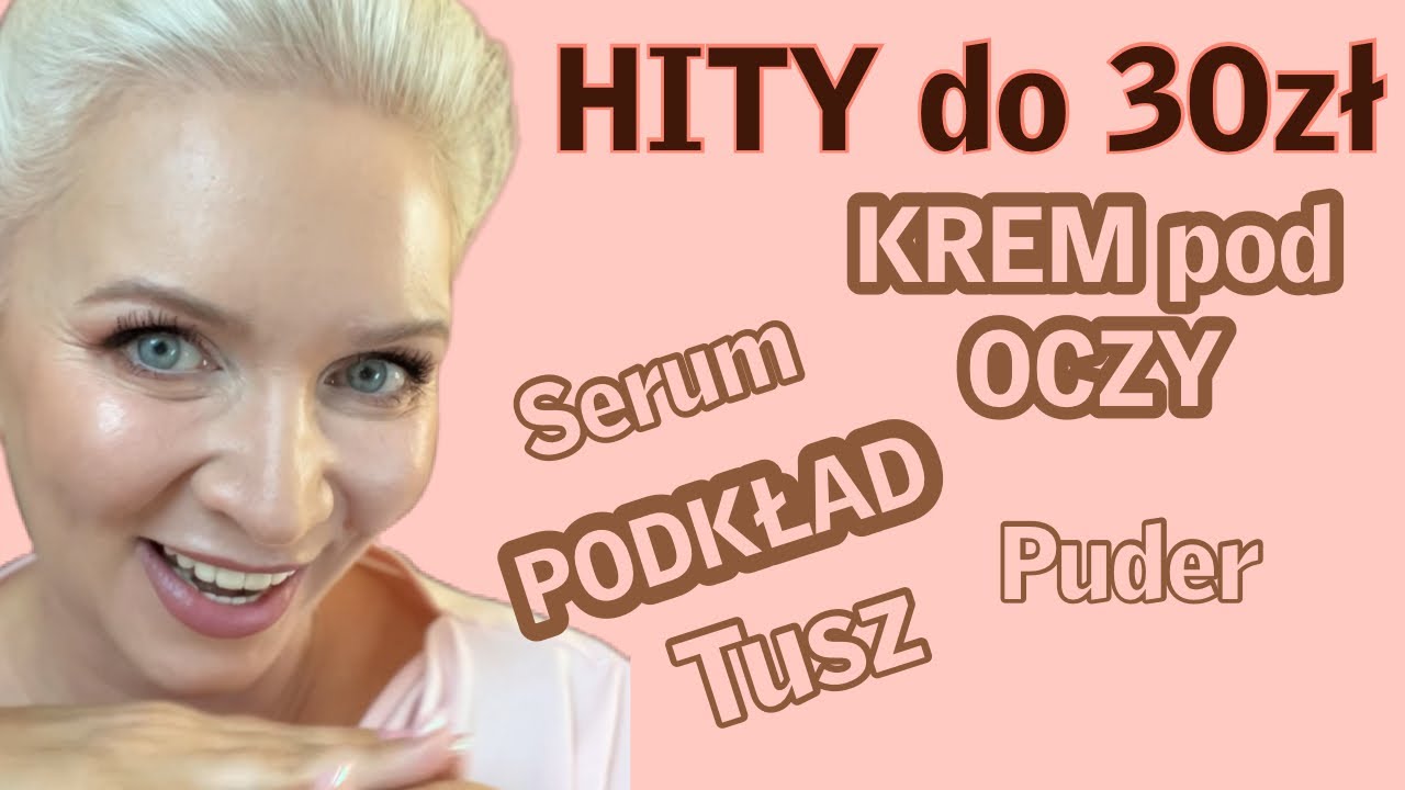 Drogeryjne HITY do 30zł 🤩Świetny KREM POD OCZY, serum, podkład i inne 🥰