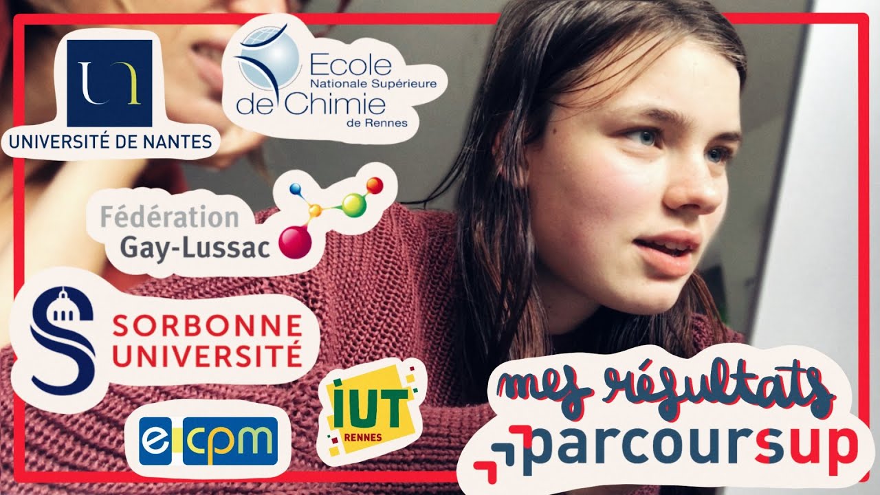 MES RÉSULTATS PARCOURSUP - CHIMIE🧪: CPI, DUT, LICENCE - VLOG