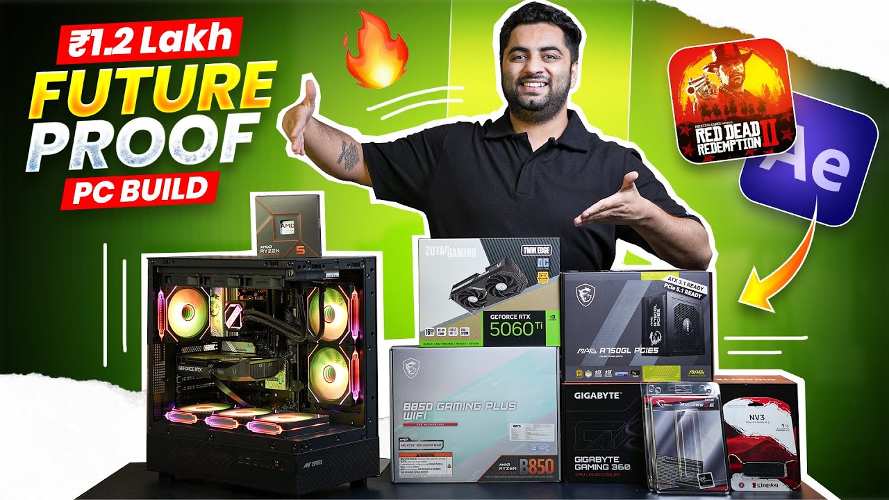 Rs 1.2 Lakh Future Proof Gaming & Editing PC Build | No More Tech FOMO 😎