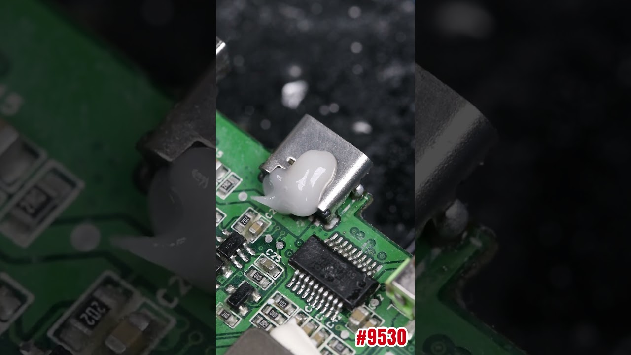 Efficient drag soldering/desoldering of SMD, no-clean soldering paste #9530