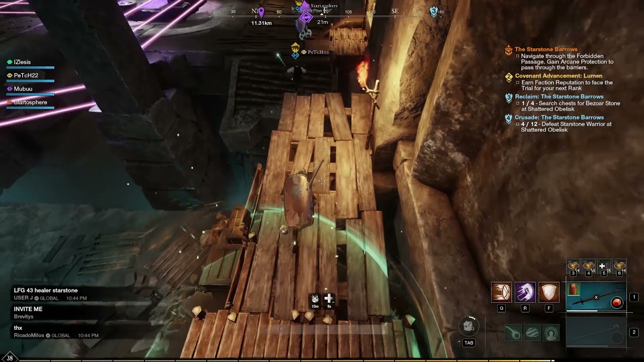 New World Dungeon Lv 35 Starstone Burrows