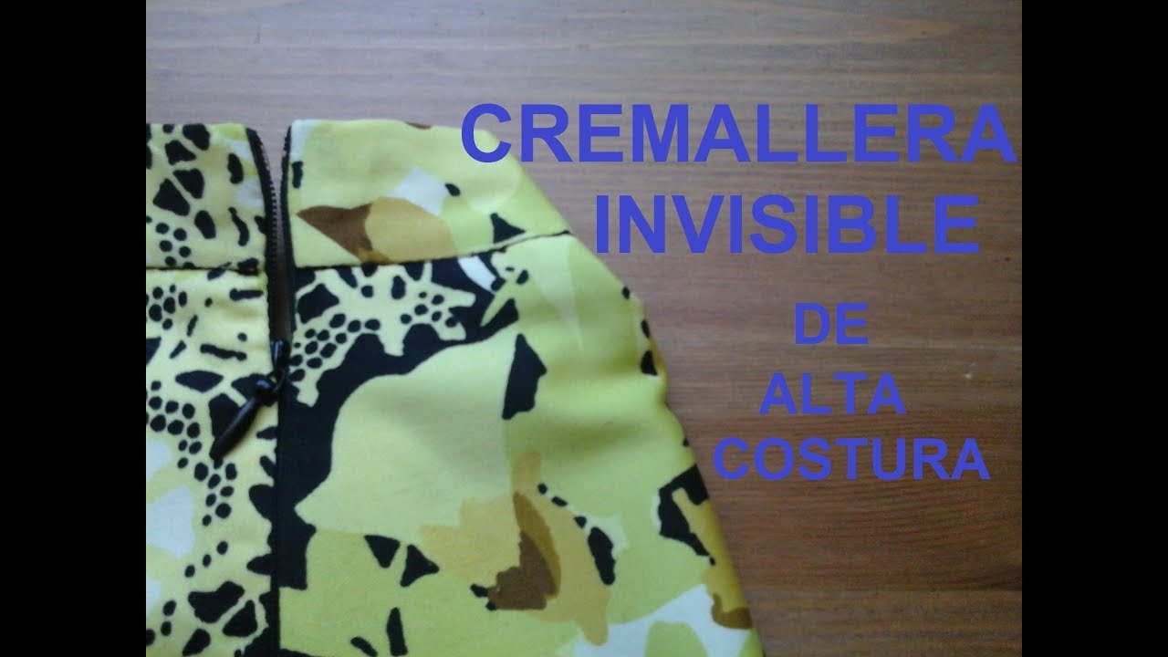CREMALLERA INVISIBLE DE ALTA COSTURA