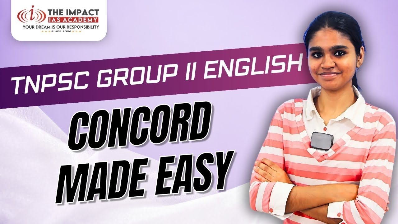Concord Simplified for TNPSC Group II & IIA | Unit I English | Series - II