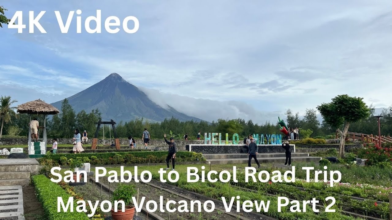 San Pablo to Bicol Road Trip Part 2. Cagsawa Ruins walk tour and View. Daraga Albay, Philippines