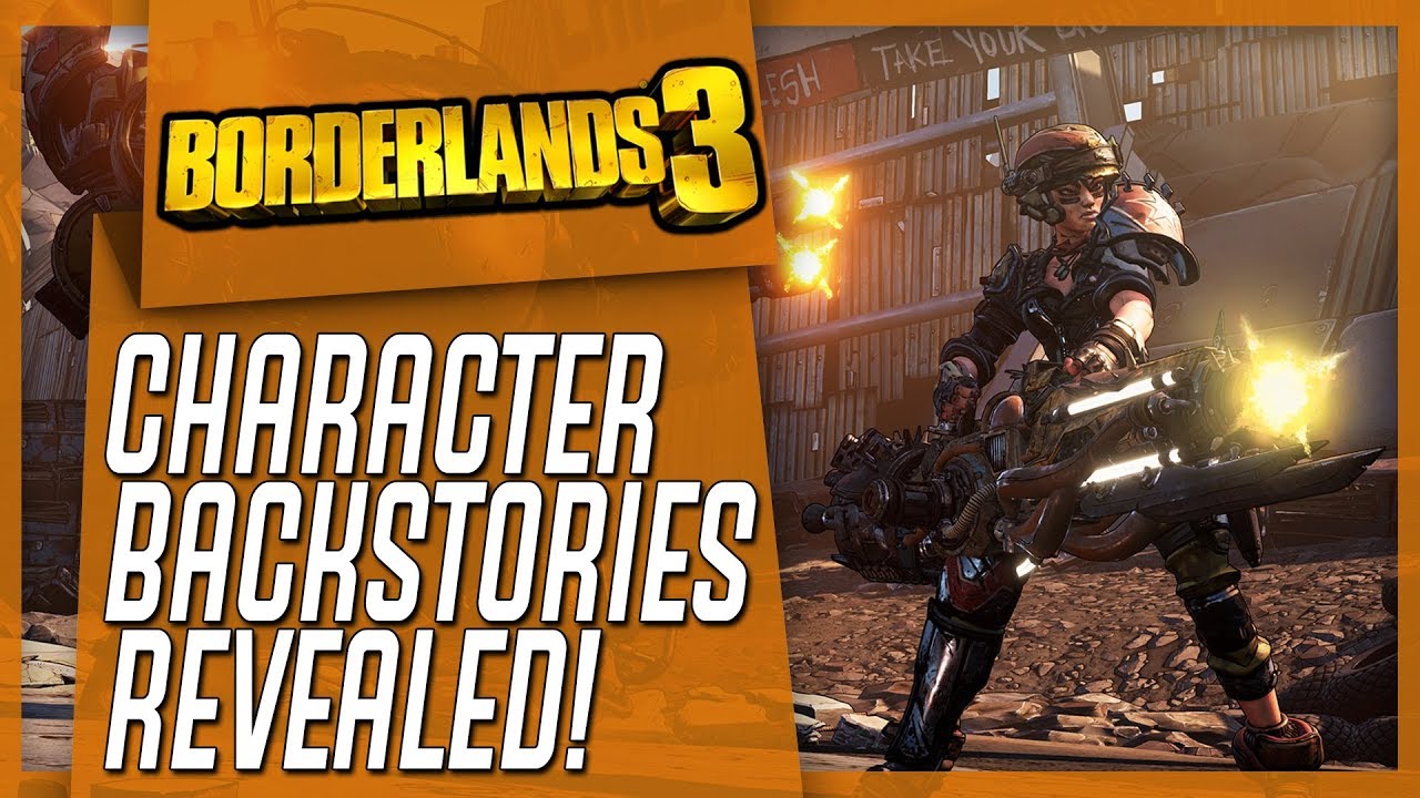 BORDERLANDS 3: Playable Vault Hunter LORE/BACKSTORIES REVEALED!