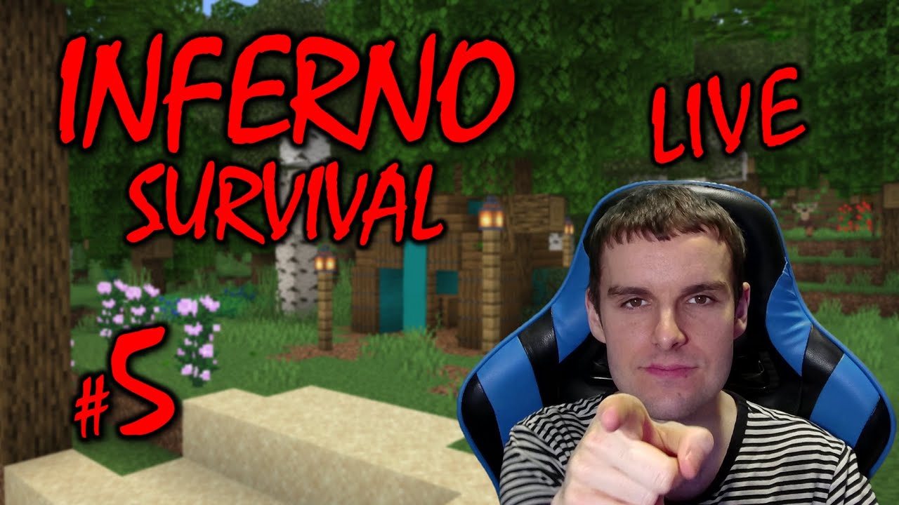 MINECRAFT: INFERNO SURVIVAL LIVE #5