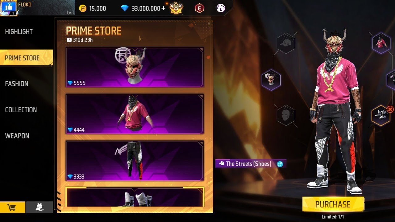 I spent 33.000.000💎 Noob to Pro 🤑💲 Account Lv. 1