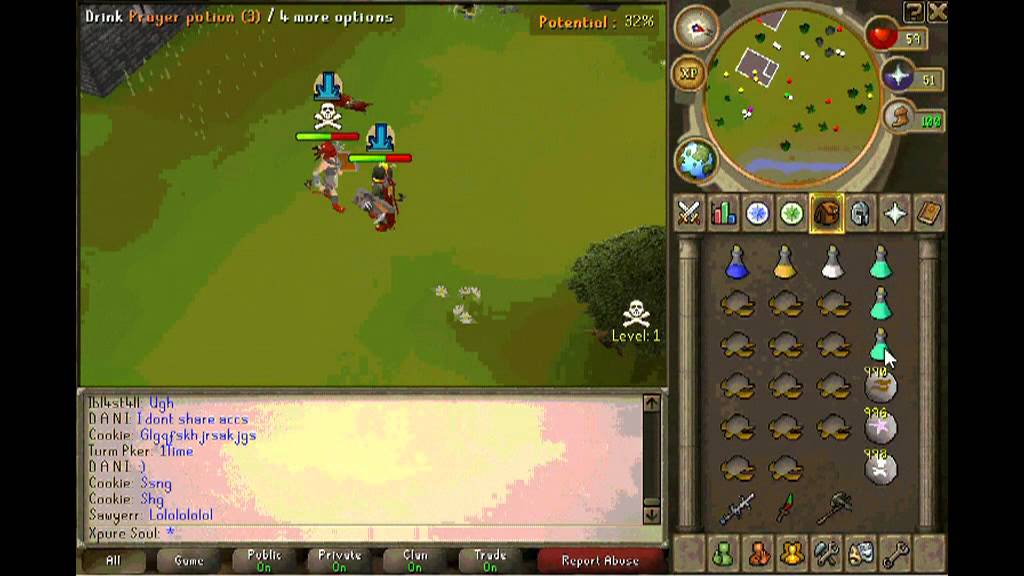 RecklessPk : RSPS : XPure Soul Pk Video 1 - | Dharoks | Ags | Dds | Abyssal Whip |