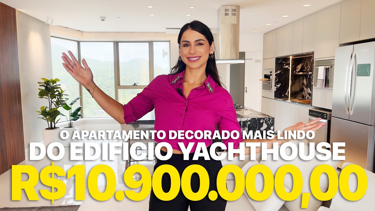💎O APARTAMENTO DECORADO MAIS LINDO DO EDIFÍCIO YACHTHOUSE BY PININFARINA EM BALNEÁRIO CAMBORIÚ!