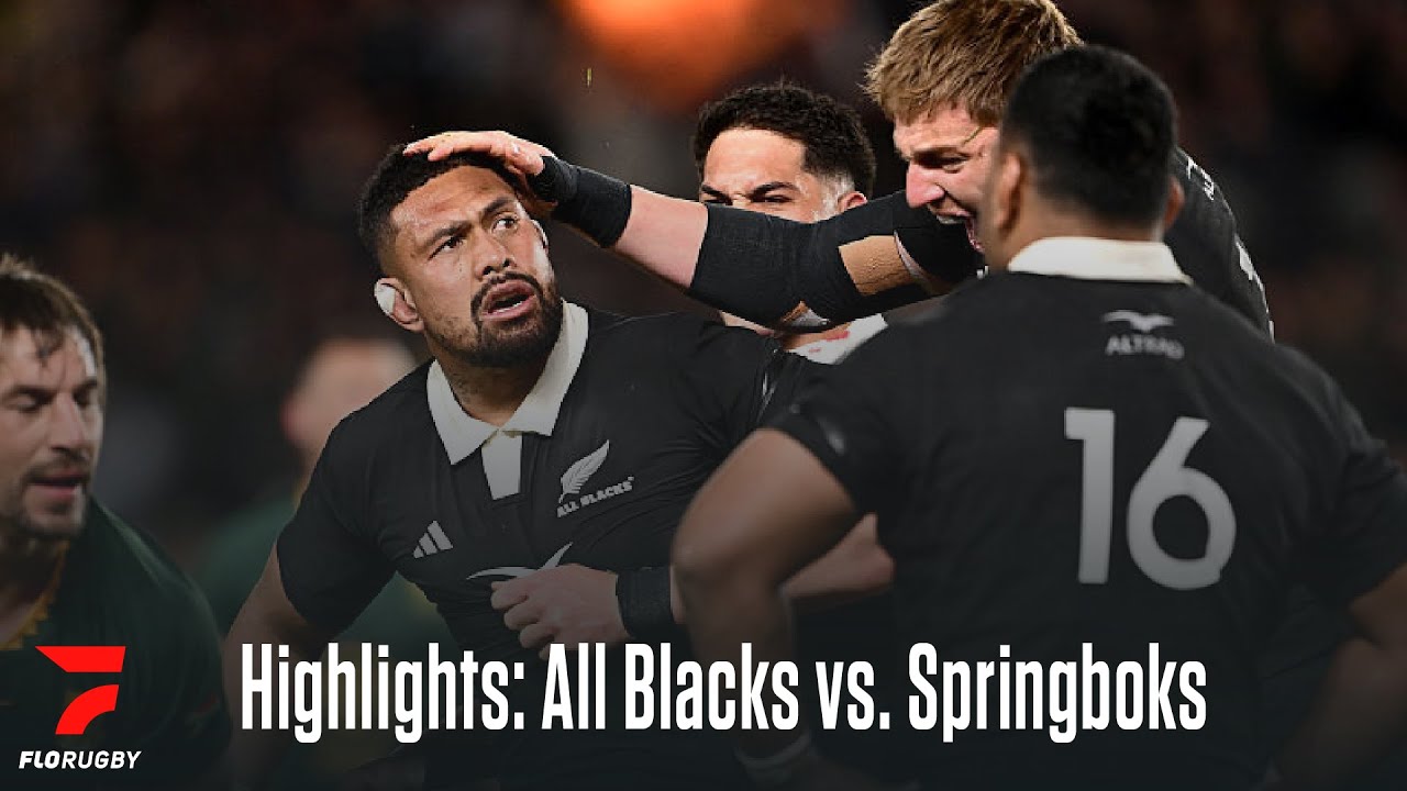 No. 1 vs. No. 2: All Blacks vs. South Africa Rugby Championship Highlights