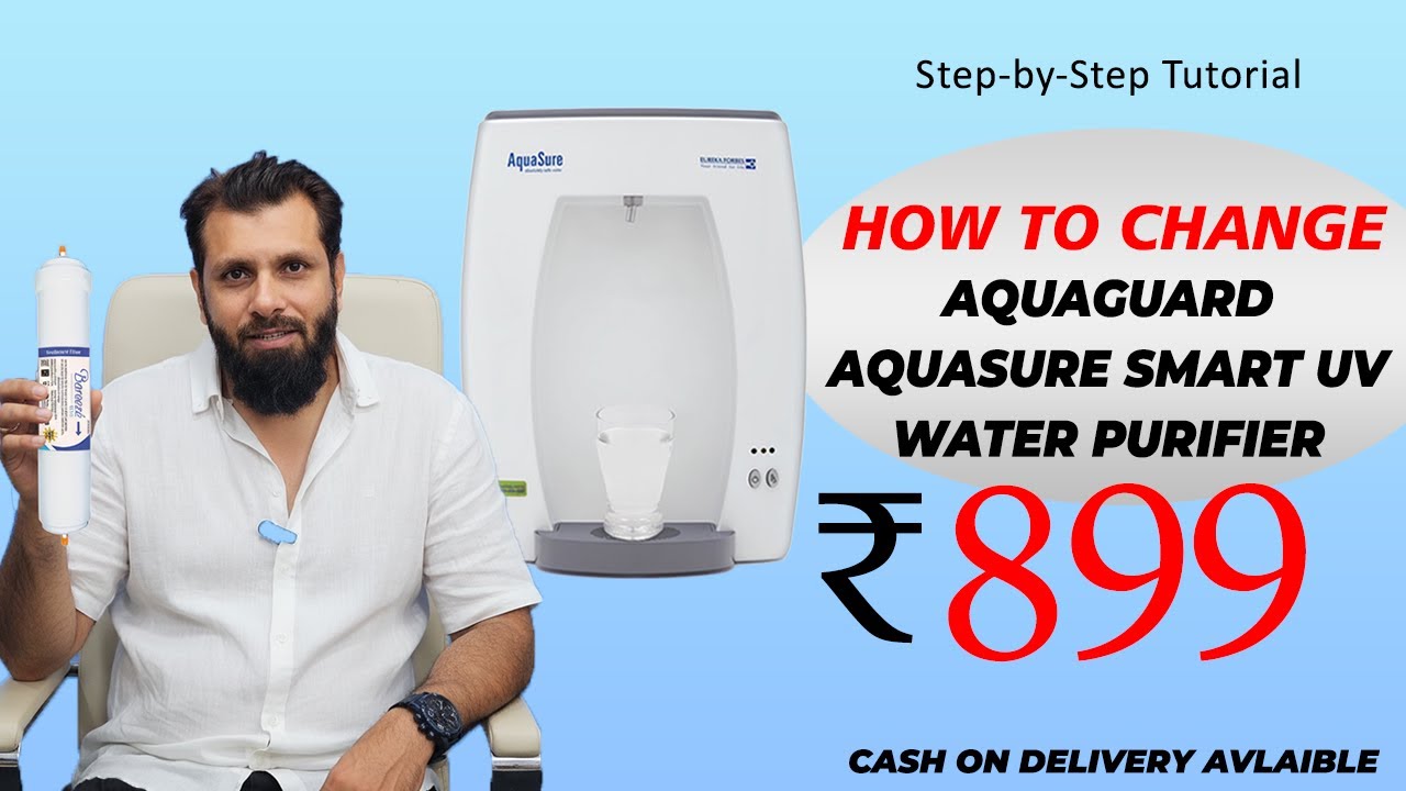 Filter Change Aquaguard Smart UV Water Purifier at Home | ₹899 Filter Kit Tutorial