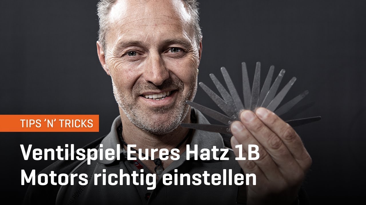 Ventilspiel Eures Hatz 1B-Motors richtig einstellen