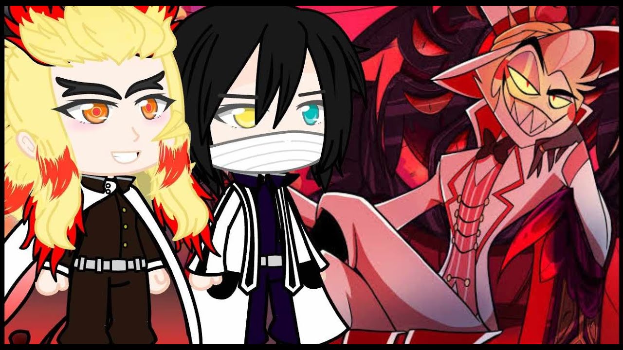 Hashiras react to Lucifer | Hazbin Hotel |  [Part 1+2]