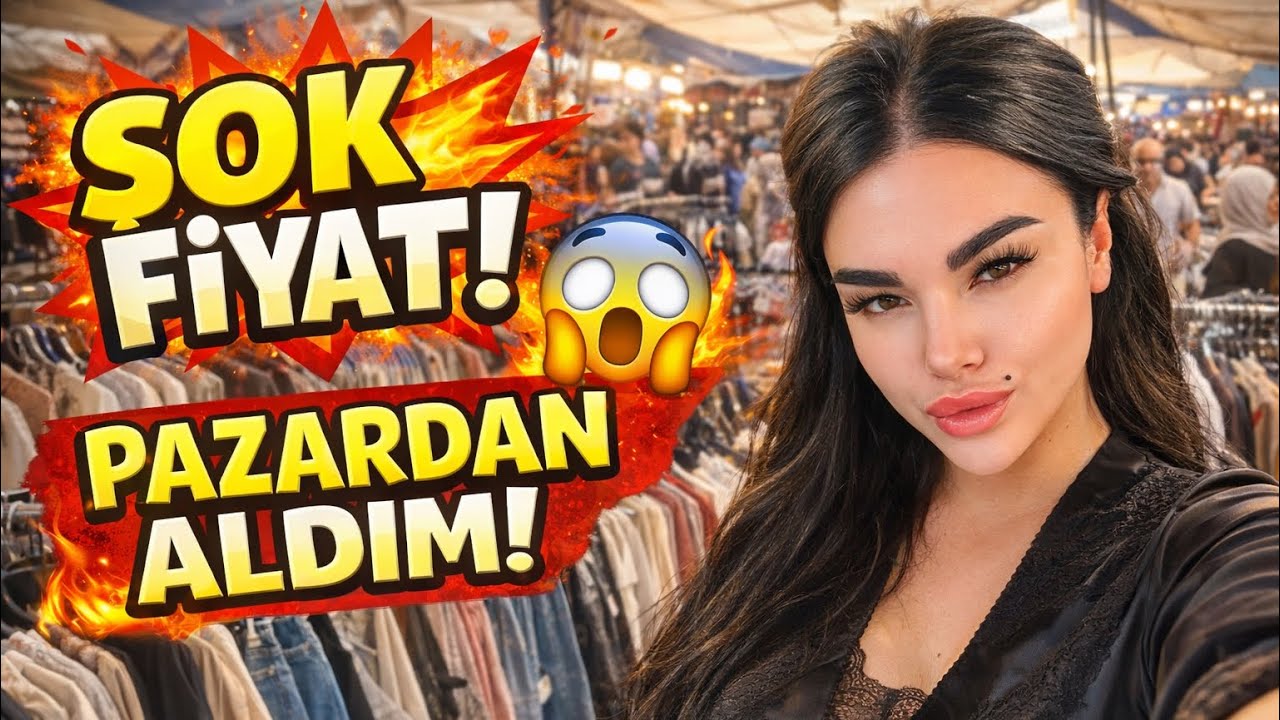 Kıyafet pazarına gittim| ucuz kombin yaptım | alışveriş vlog  #vlog #trending 