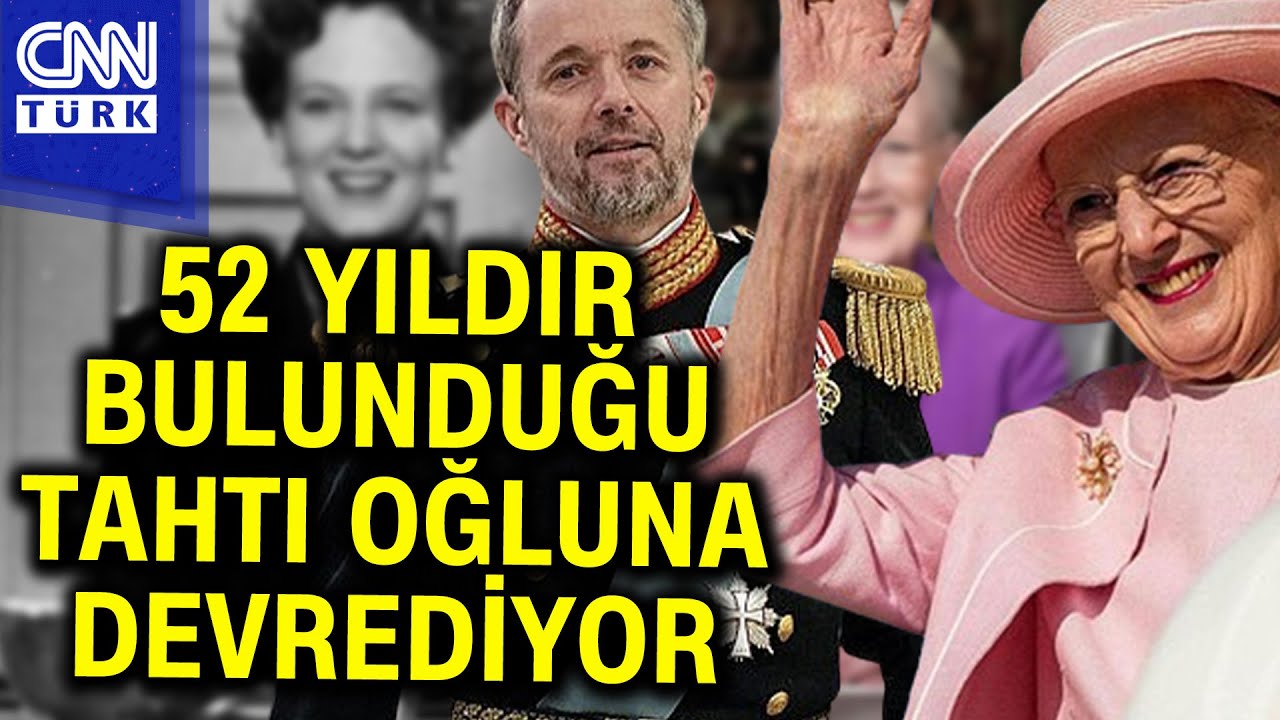 'Parti Prensi' Tahta Geçiyor... Danimarka Kraliçesi Margrethe Tacını Oğlu Frederik'e Bıraktı #Haber